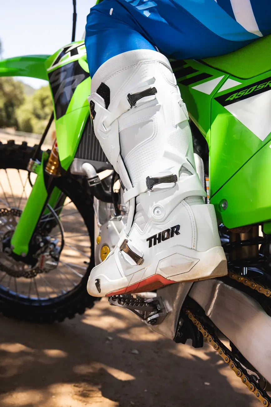 Thor Radial MX Boots Frost White Herren