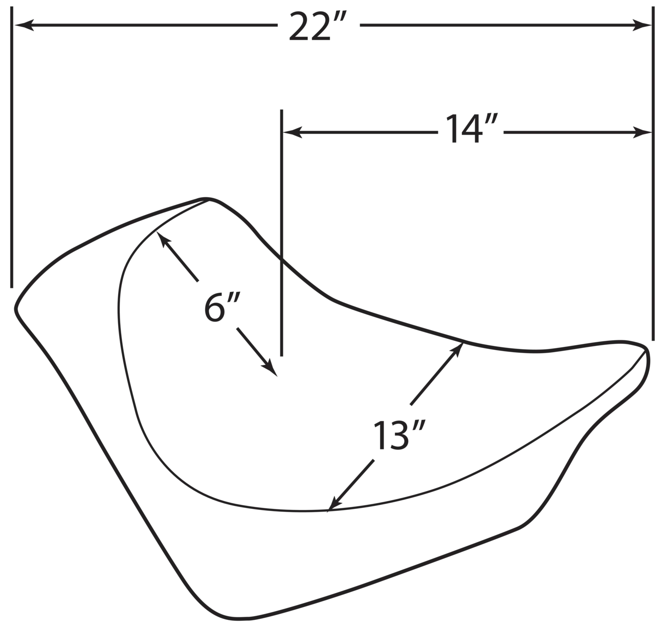 Drag Specialties Ez-on Solo-Sitz
