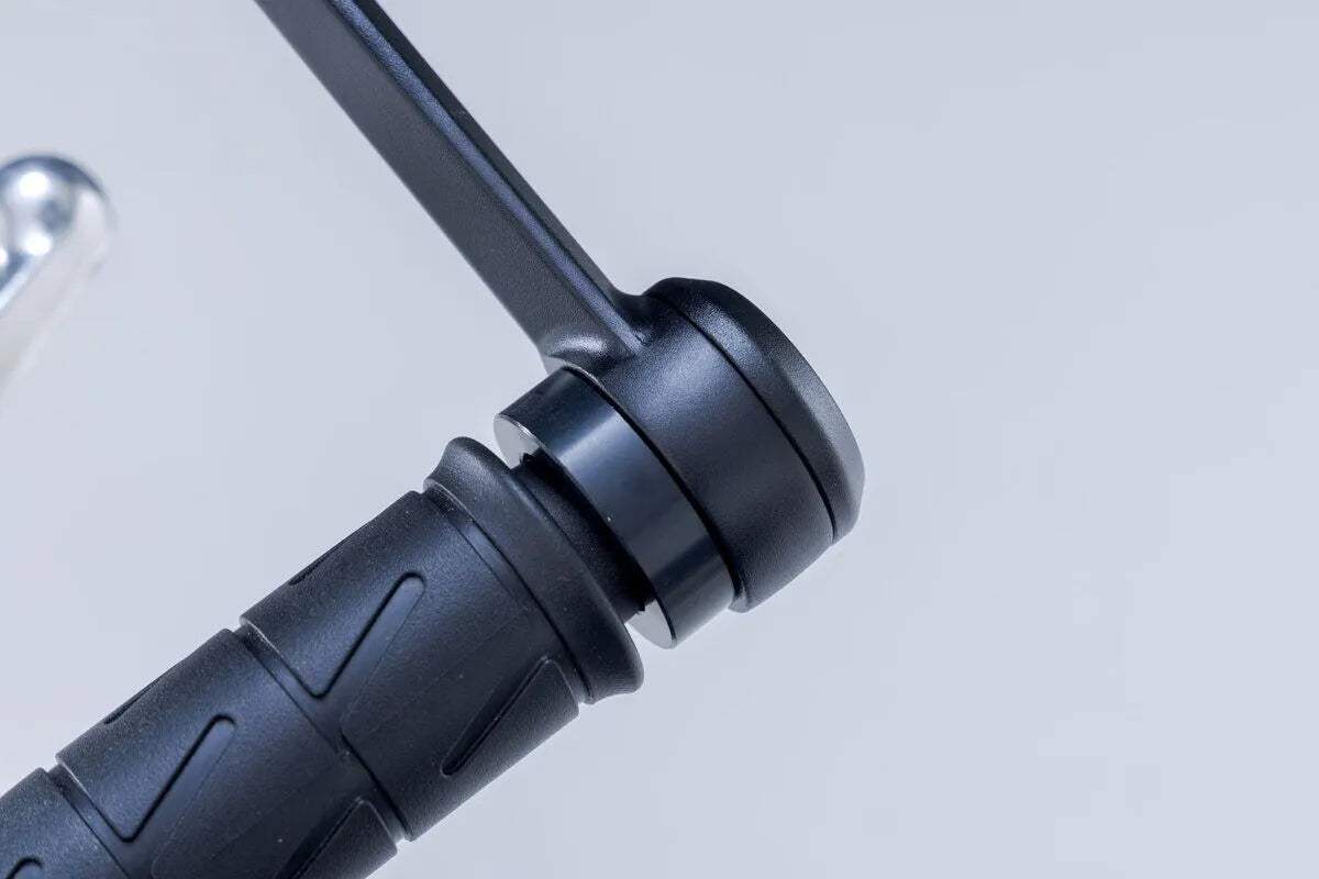 Sw-motech Lenkerendenspiegel - Schwarzes Aluminium