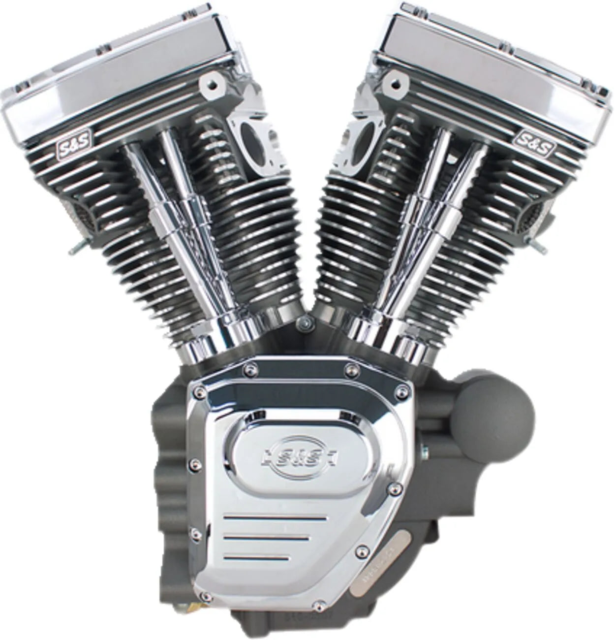 S&amp;S Cycle T124 Langblockmotor mit niedriger Kompression