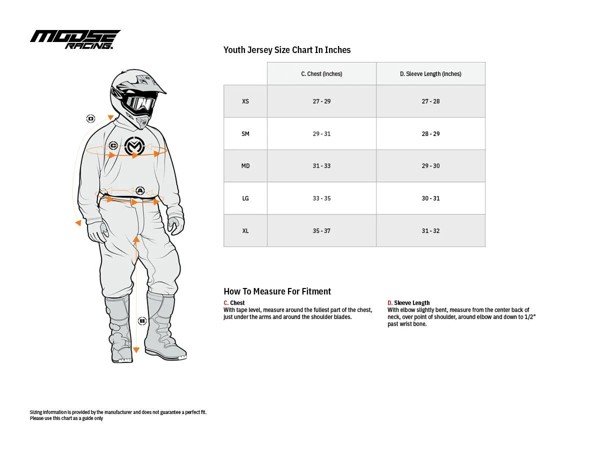 Moose Offroad Agroid Jugend-Trikot - Schwarz/Grün/Rot