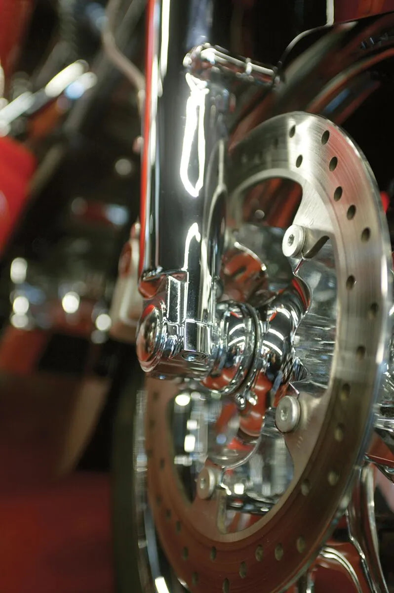 Klock Werks Achskappen für untere Gabelbeine – Chrom