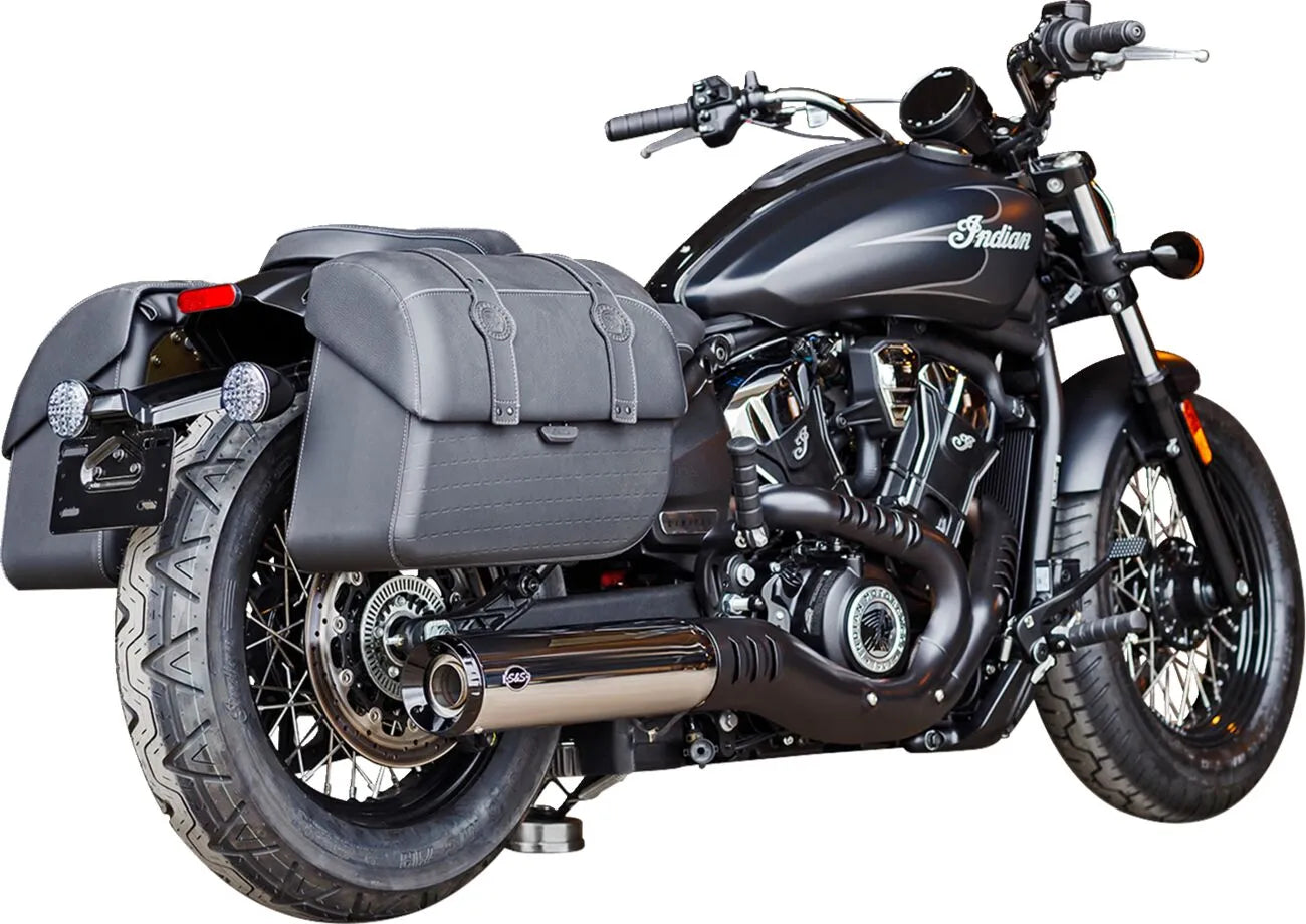 S&amp;S Cycle Grand National Slip-on Schalldämpfer Chrom