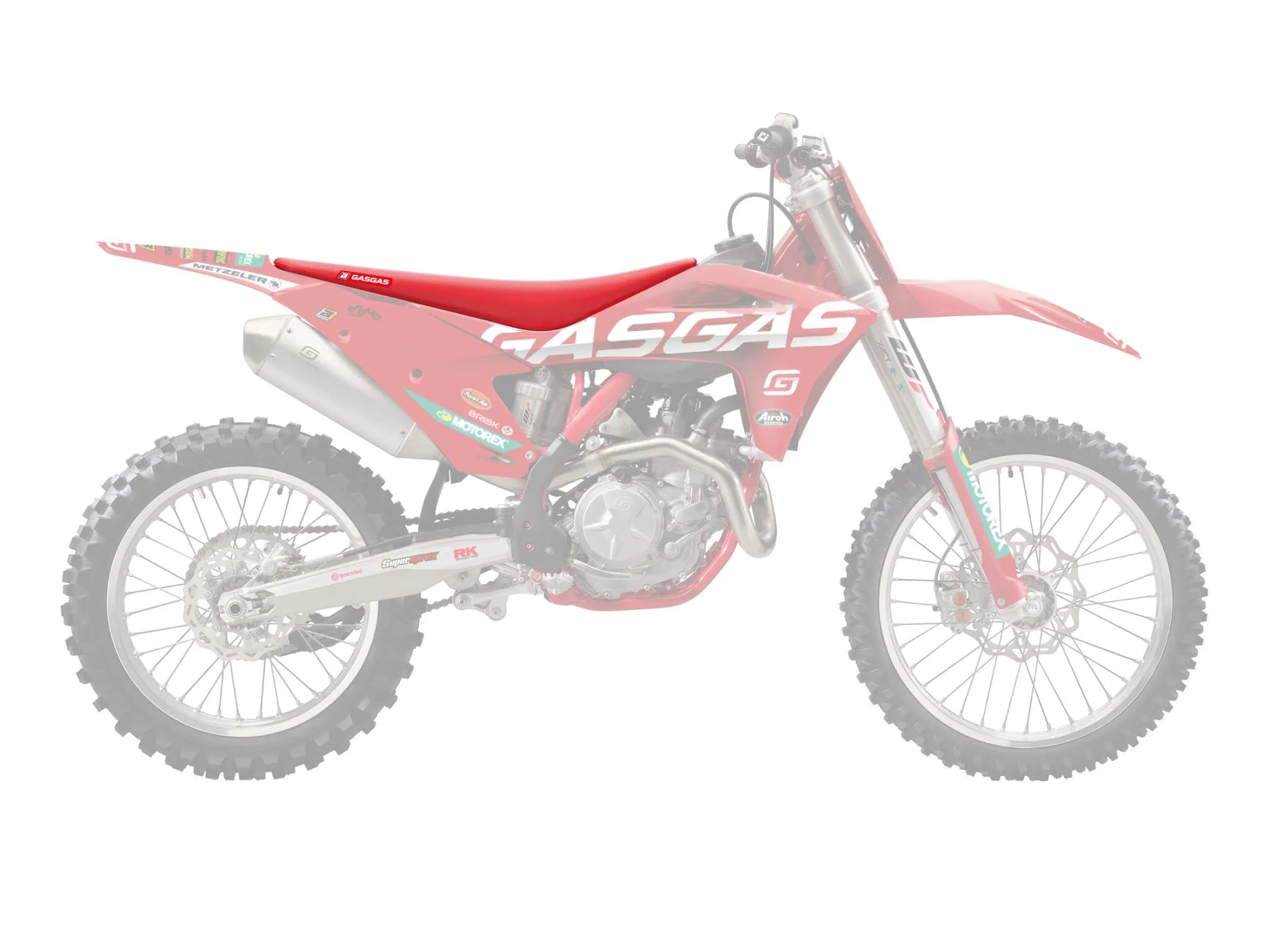 Blackbird Rennsitzbezug - Rot