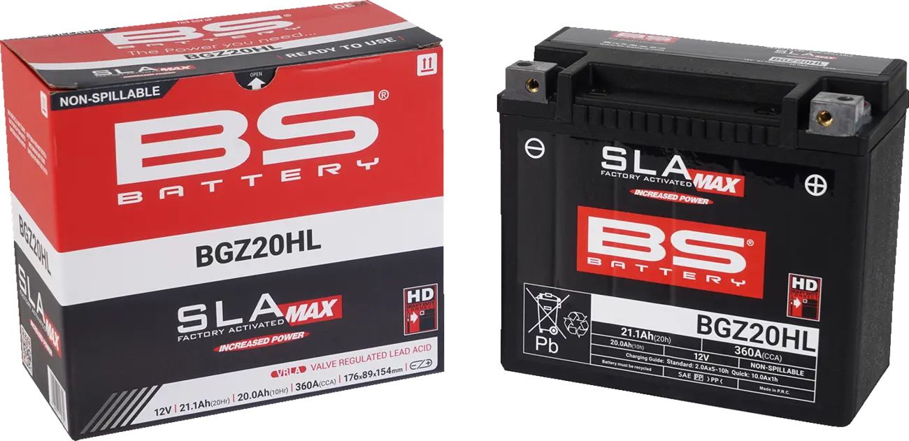 BS Battery Sla Max 12V 20Ah AGM-Batterie