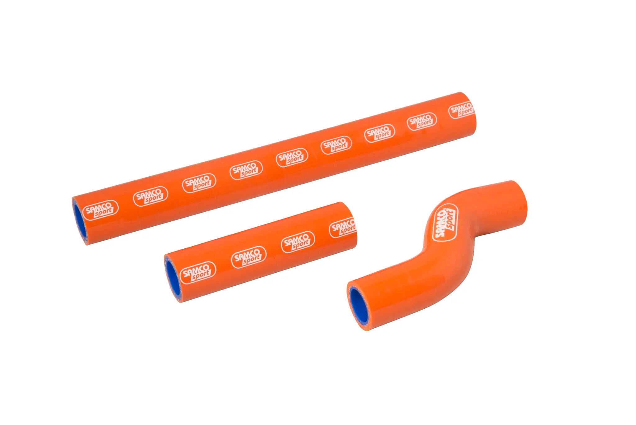 Samco Sport Kühlerschlauch-Set – Orange Silikon
