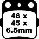 EBC TT Sport Carbon Fusion Bremsbeläge für Zeitfahr- und Enduro-Bikes