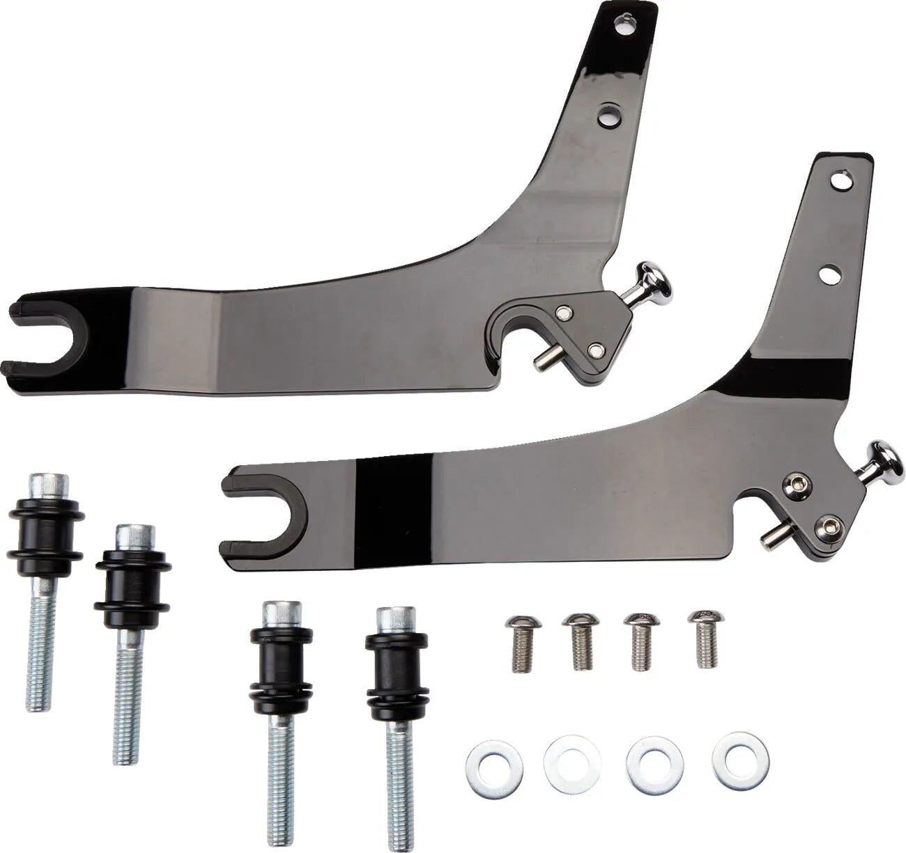 Abnehmbares Rückenlehnen-Set Cobra – Schwarzer Stahl