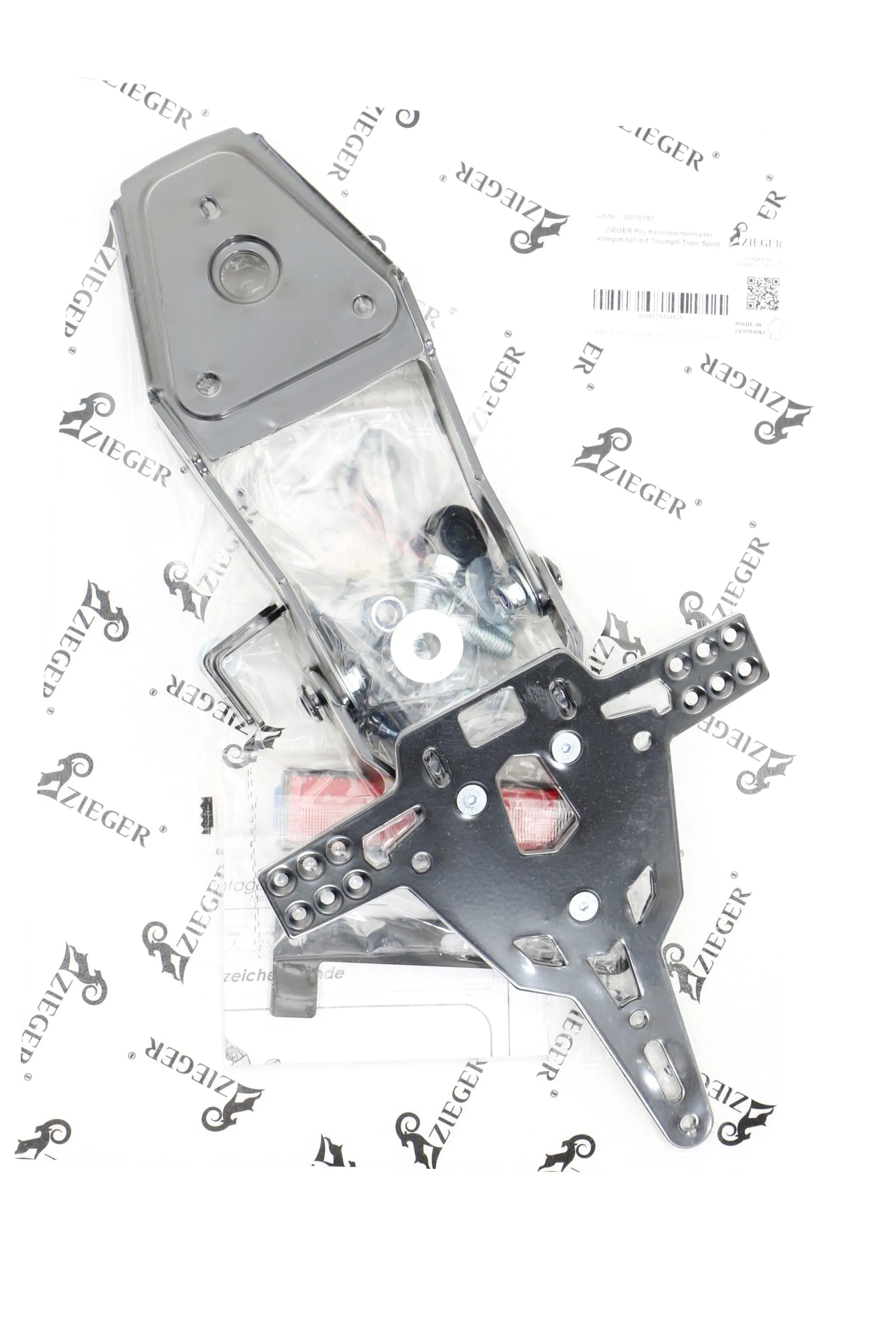 Zieger Pro Kennzeichenhalter Typ A für 175-mm-Kennzeichen