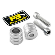 Pro Bolt Lenkerendkappen aus Aluminium – Silber