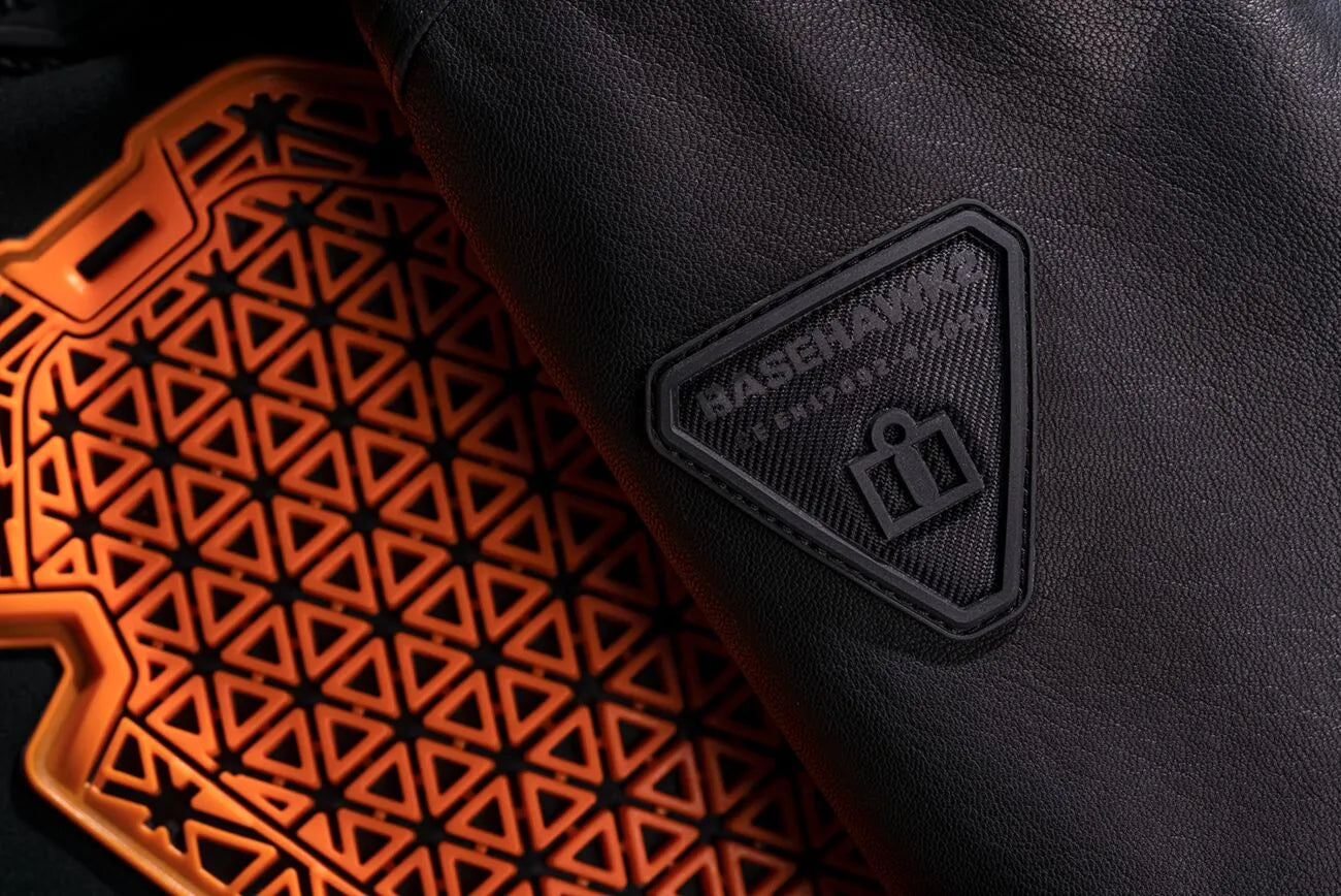 Icon Basehawk2™ Leder-Motorradjacke für Herren - Schwarz