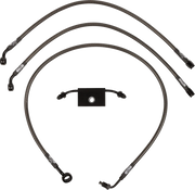 La Choppers Midnight Stahlflex-Bremsleitungssatz mit ABS