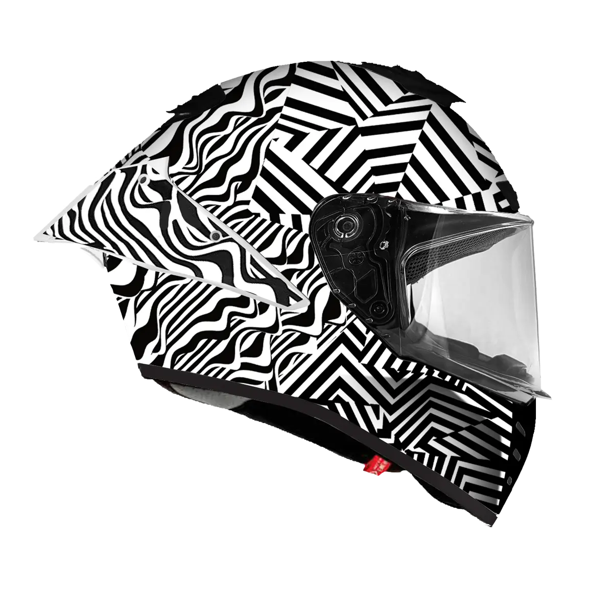 Premier Helmets Monza PT Integralhelm – Weiß/Schwarz