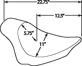 Drag Specialties Ez-on Mount Solo-Sitz