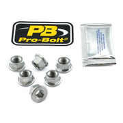 Pro Bolt Titan-Kettenradmuttern – 6er-Pack