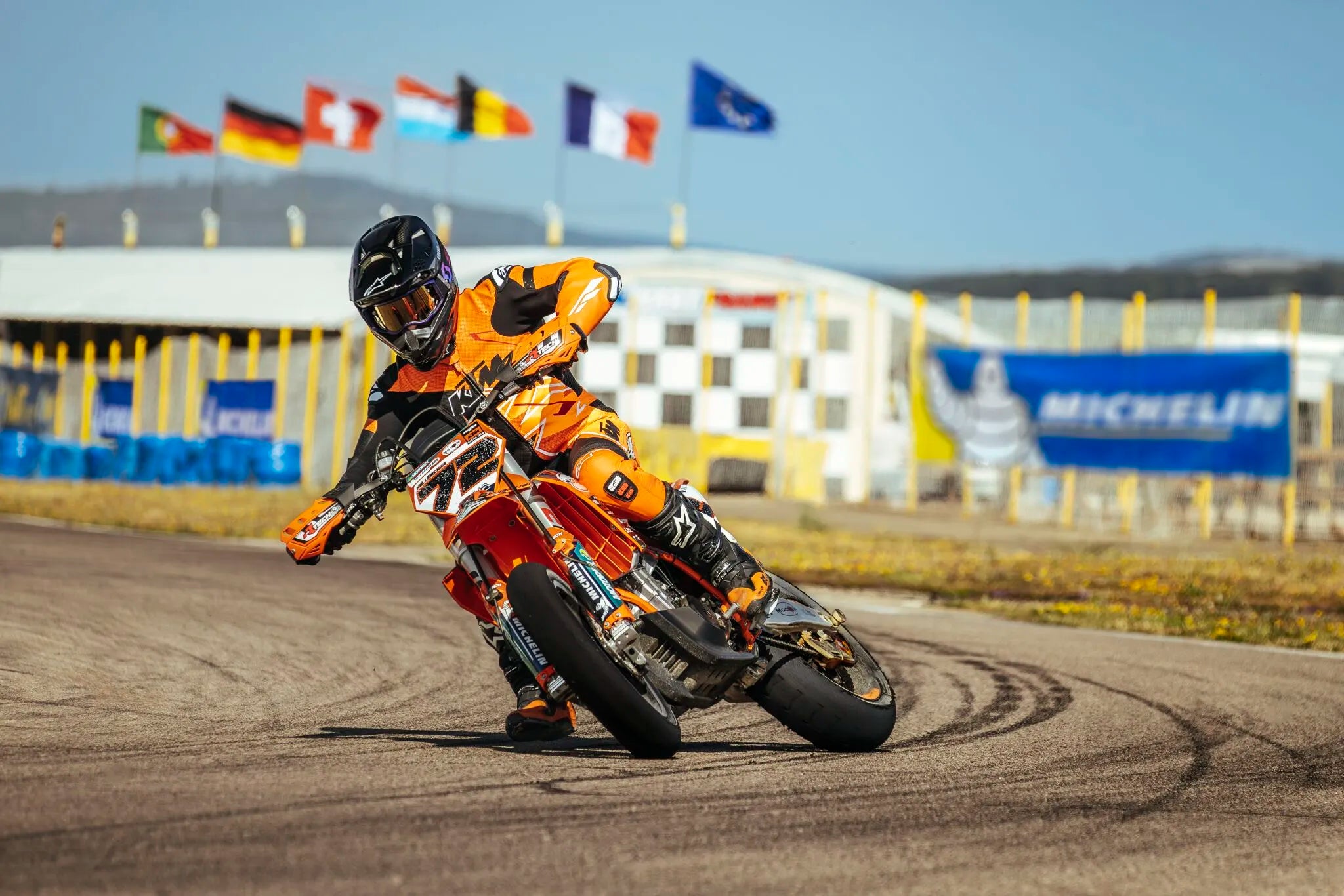 Michelin Power Supermoto Slick-Reifen für Supermoto-Rennen