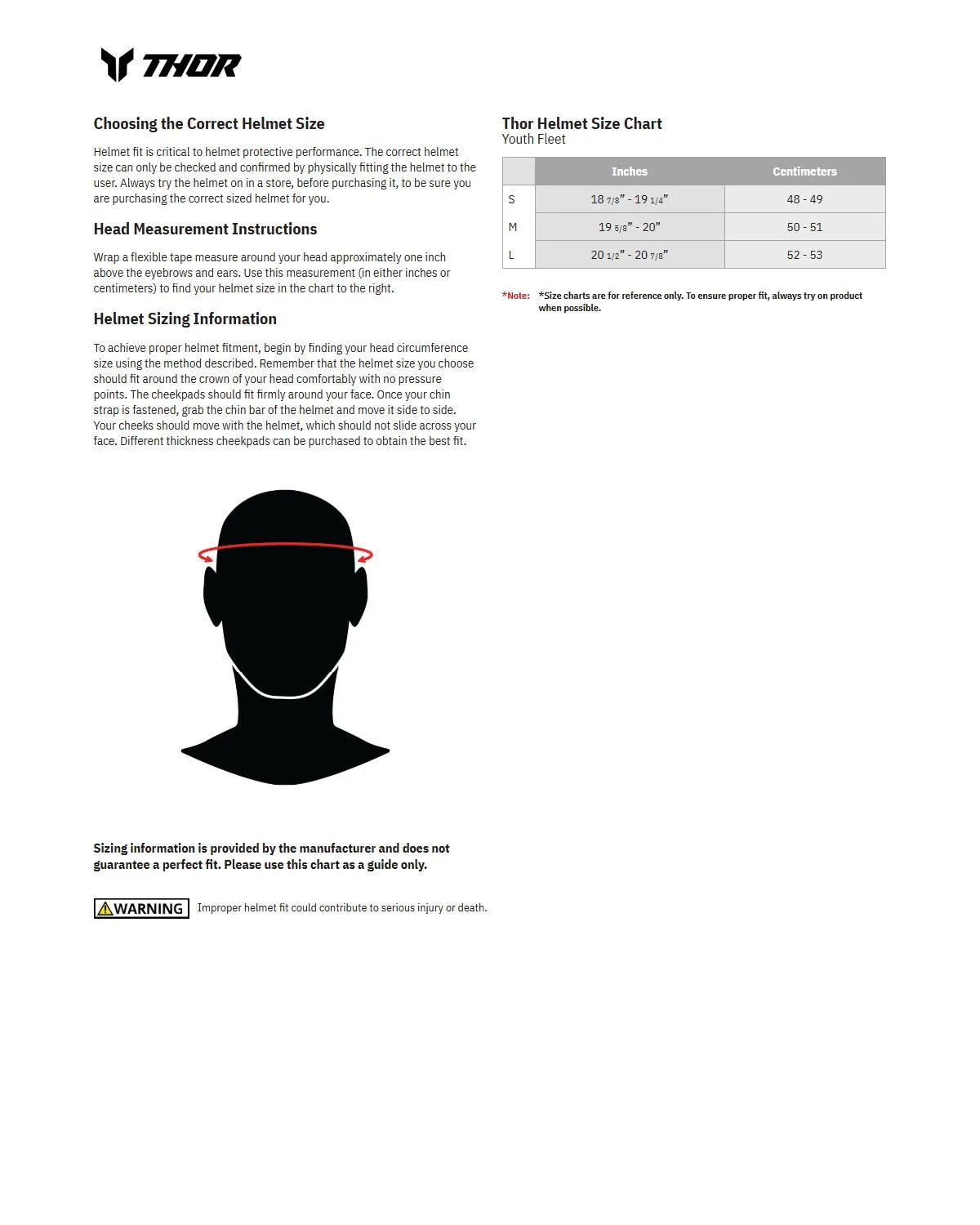 Thor Youth Fleet Storm Helm