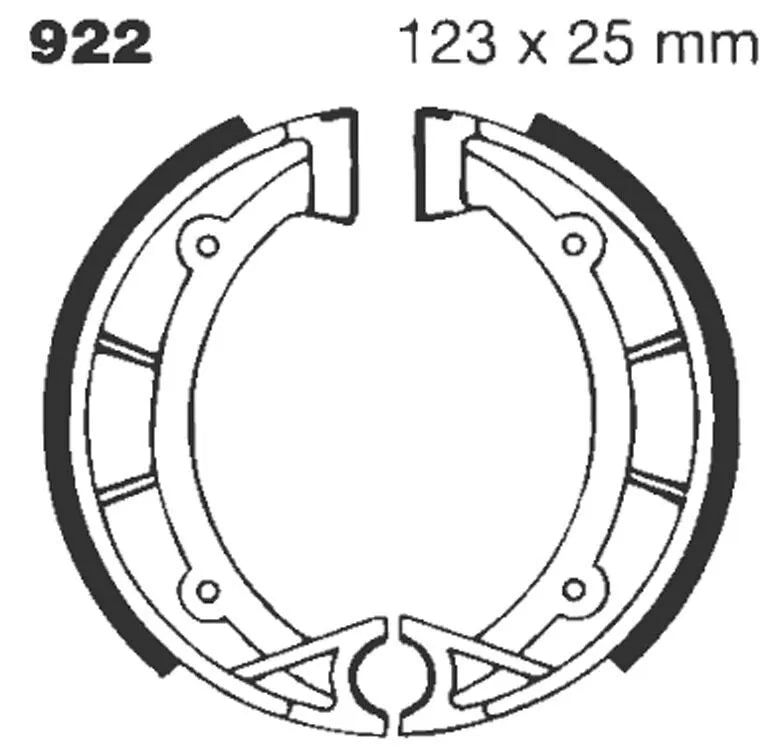 EBC Standard-Bremsbacken – Organische Basis