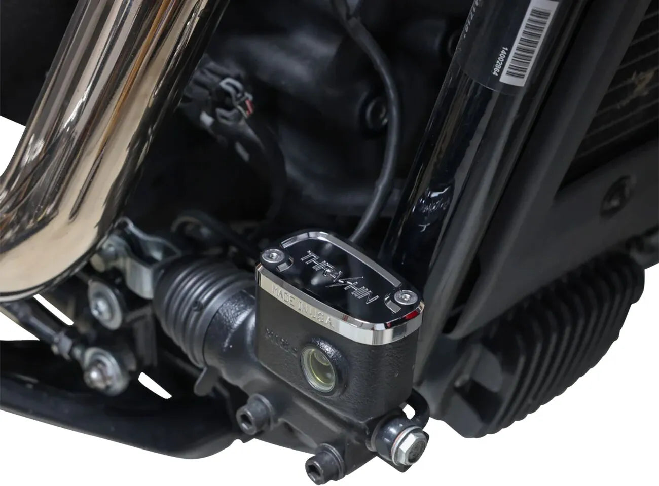 Bremsflüssigkeitsbehälterdeckel von Thrashin Supply Co. – Chrom