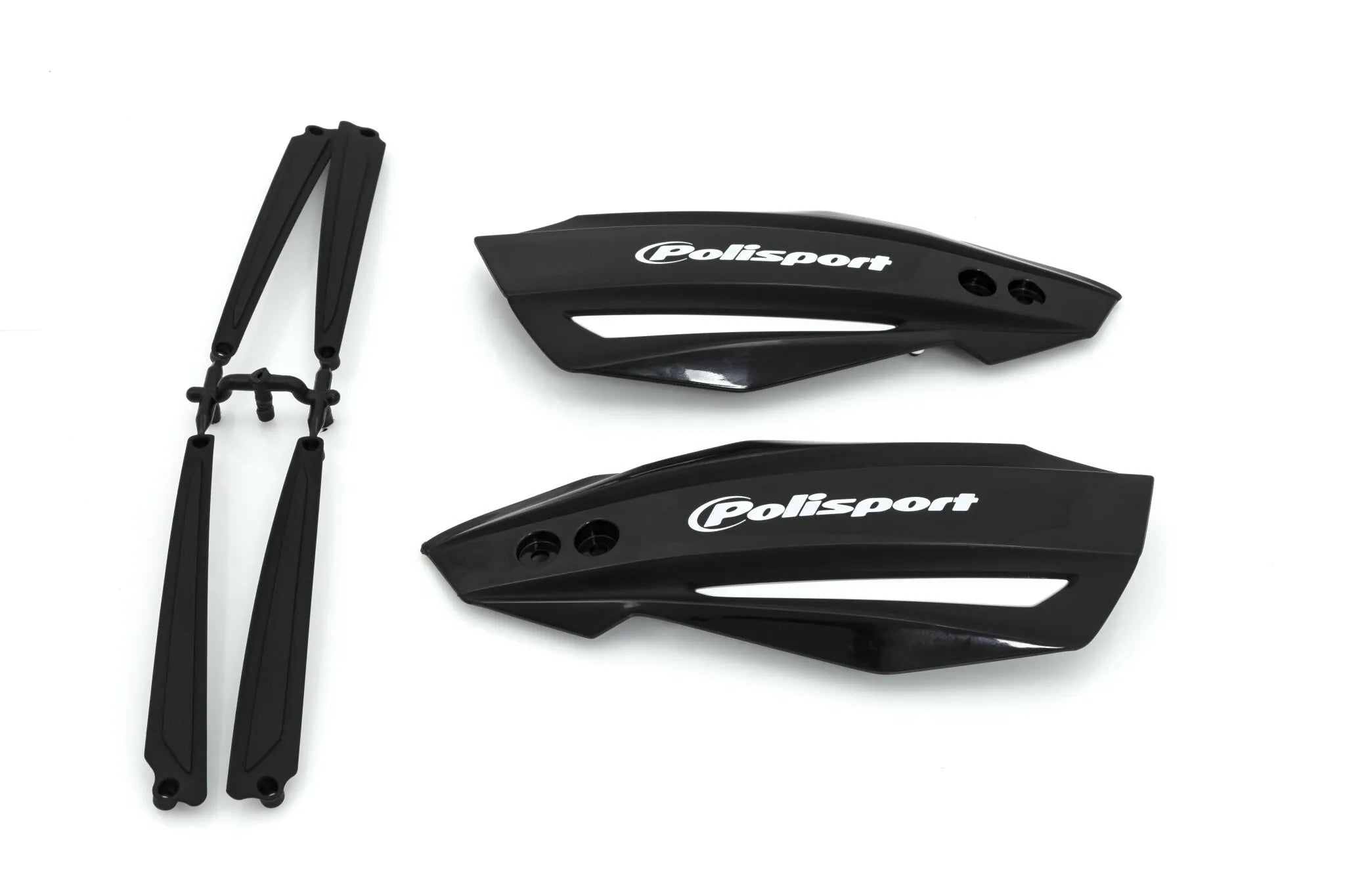 Polisport Bullit Handschutz-Ersatzteil aus Kunststoff – Schwarz