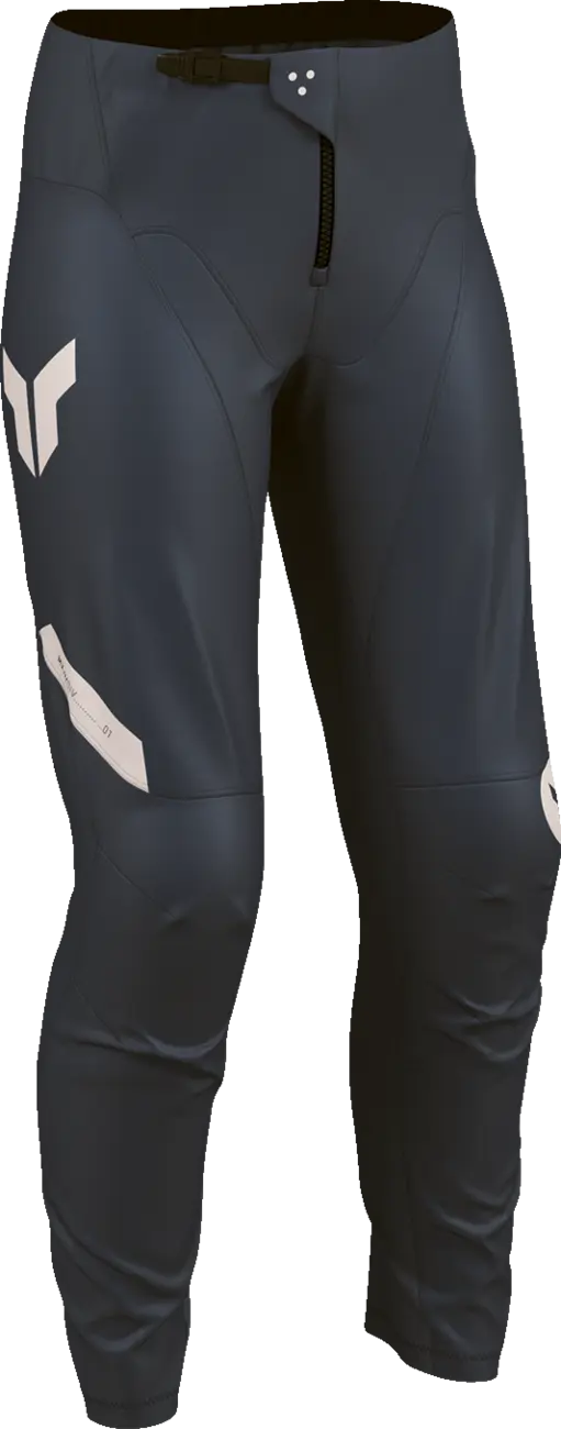 Thor Damen Ridemode Menace Rennhose – Hellgrau/Mitternachtsblau