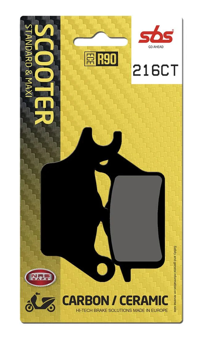 SBS CT Scooter Carbon Tech Organische Bremsbeläge