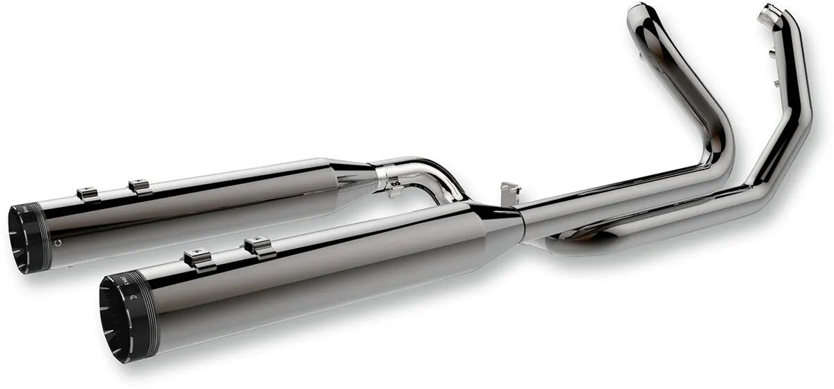 Khrome Werks Dominator 2-in-2 Auspuffanlage Schwarz