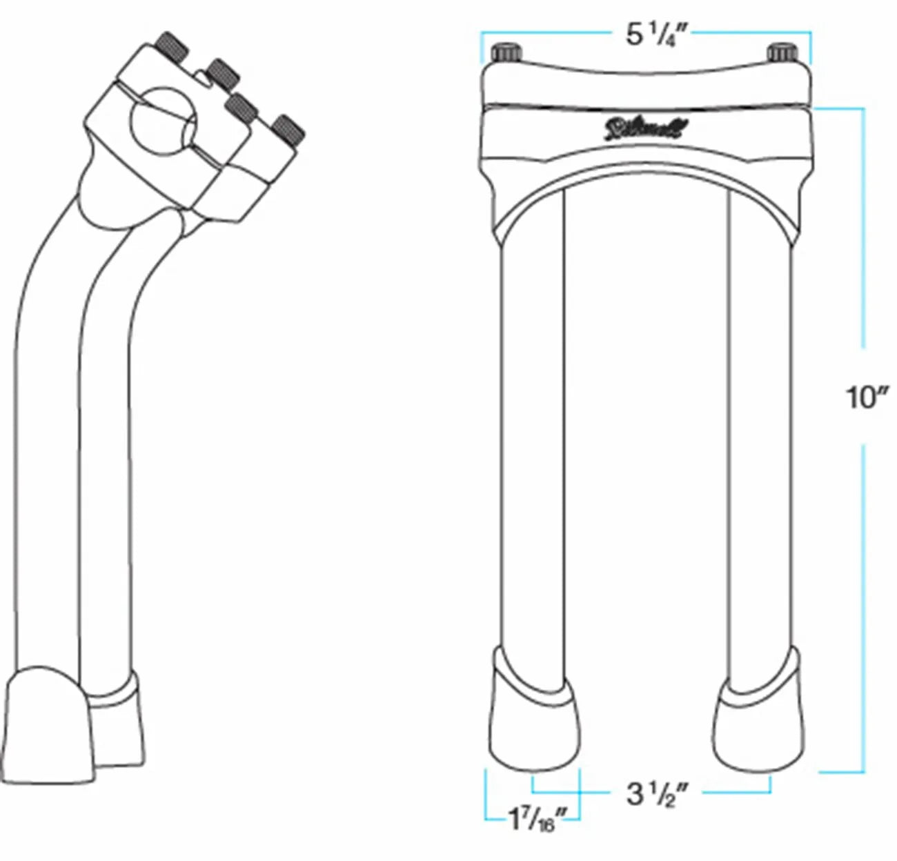 Biltwell Murdock 10" Lenkererhöhungen