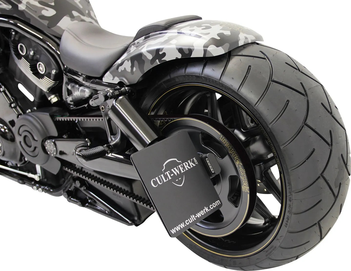 Cult Werk Kennzeichenhalter mit LED-Beleuchtung