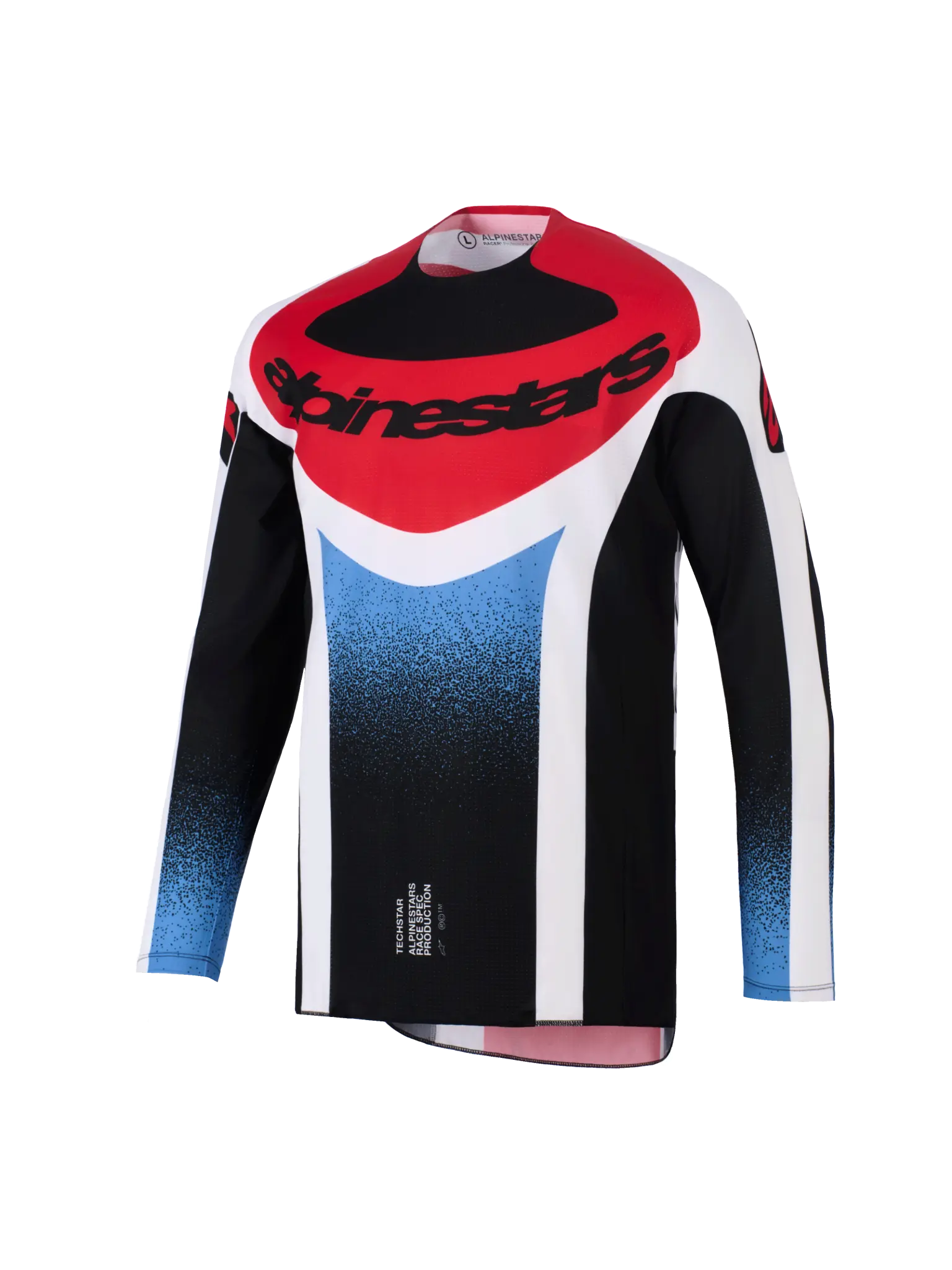 Alpinestars Techstar Knif Jersey – Schwarz/Rot/Weiß