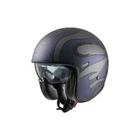 Premier Helmets Vintage Fr Offener Helm Blau/Grau