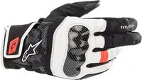Alpinestars SMX Z Drystar Handschuhe – Schwarz/Weiß/Fluoreszierendes Rot