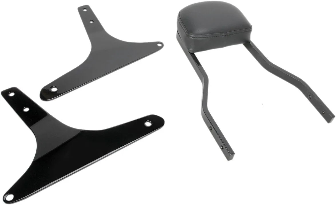 Cobra Square Sissy Bar – Schwarze Stahlhalterung