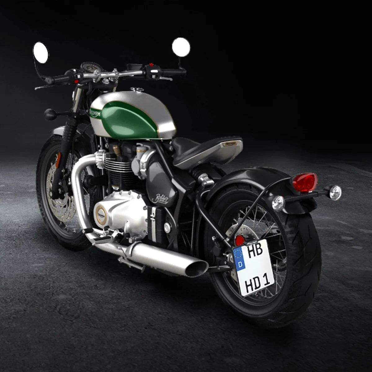 Heinz Bikes Einsteck-Kennzeichenhalterungen