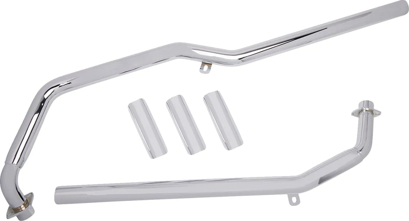 Cobra Fatty Shotgun Auspuffanlage - Chrom-Finish