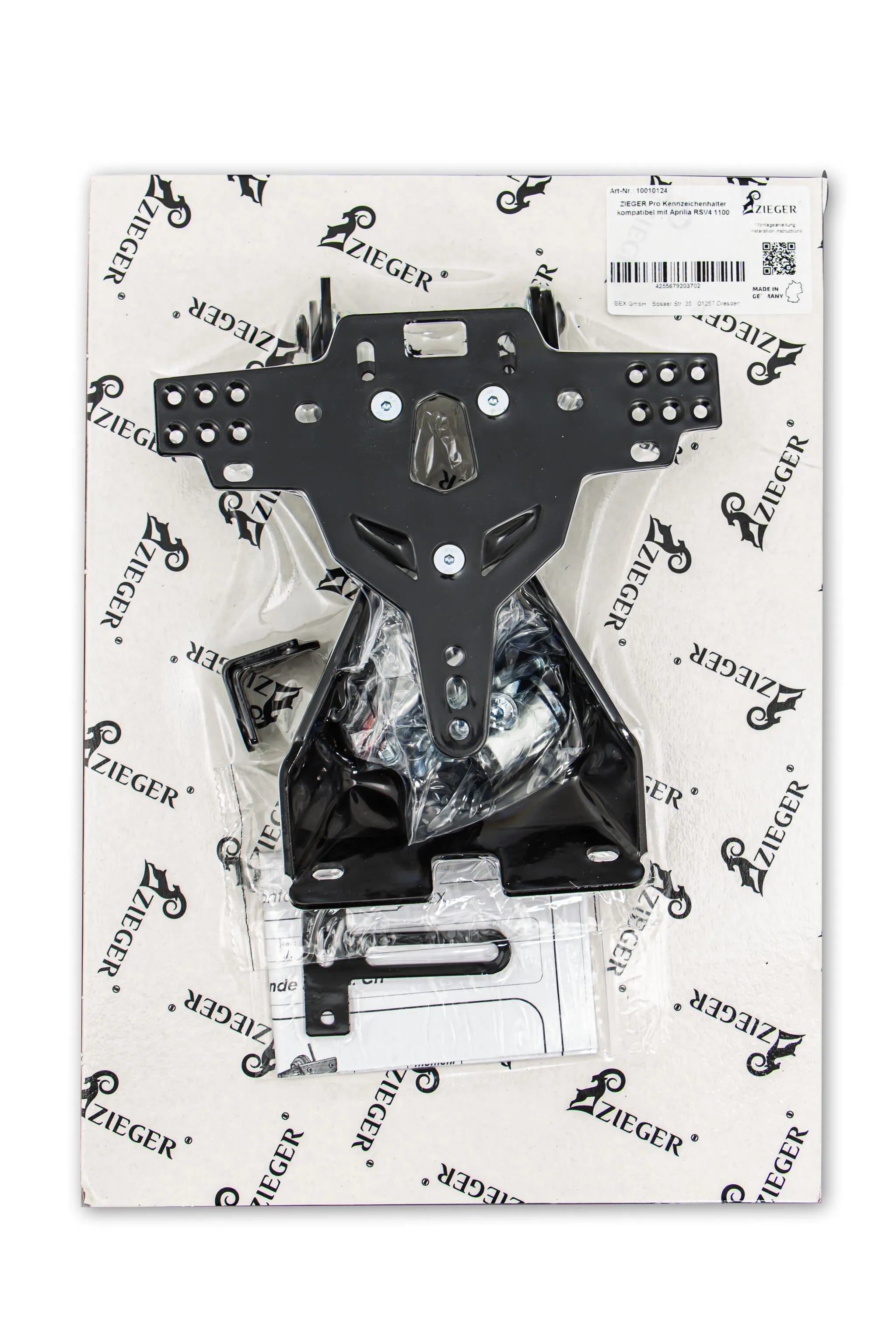 Zieger Pro Kennzeichenhalter Typ C