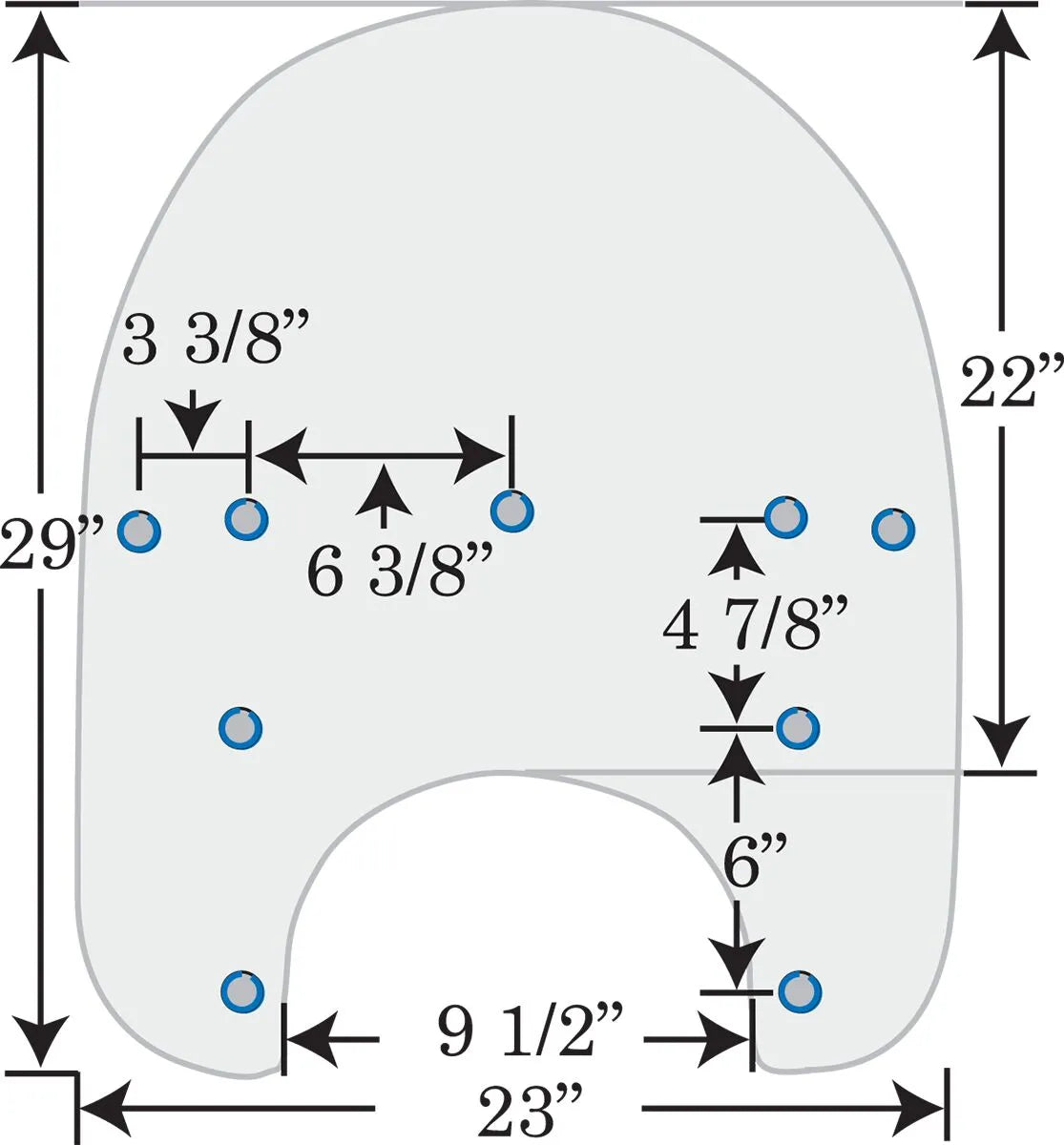 Memphis Shades Road King Ersatzwindschutzscheibe