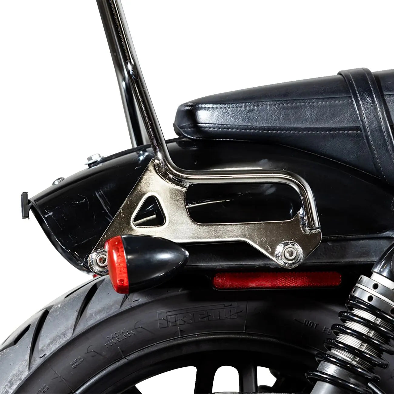 Biltwell Exfil Sissy Bar - Chromstahl