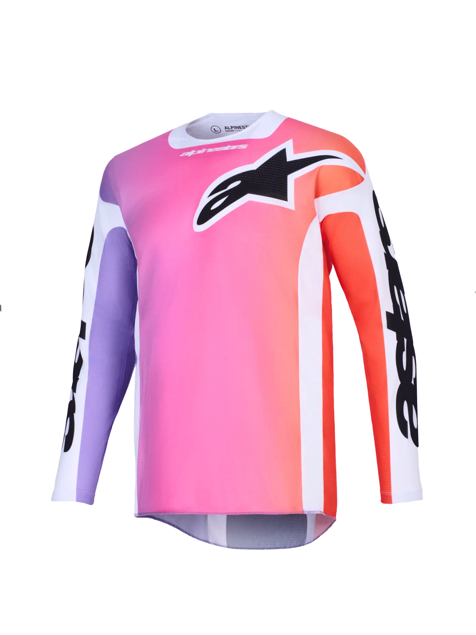 Alpinestars Racer Air Port Jersey – Schwarz/Pink/Lila/Weiß