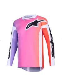 Alpinestars Racer Air Port Jersey – Schwarz/Pink/Lila/Weiß