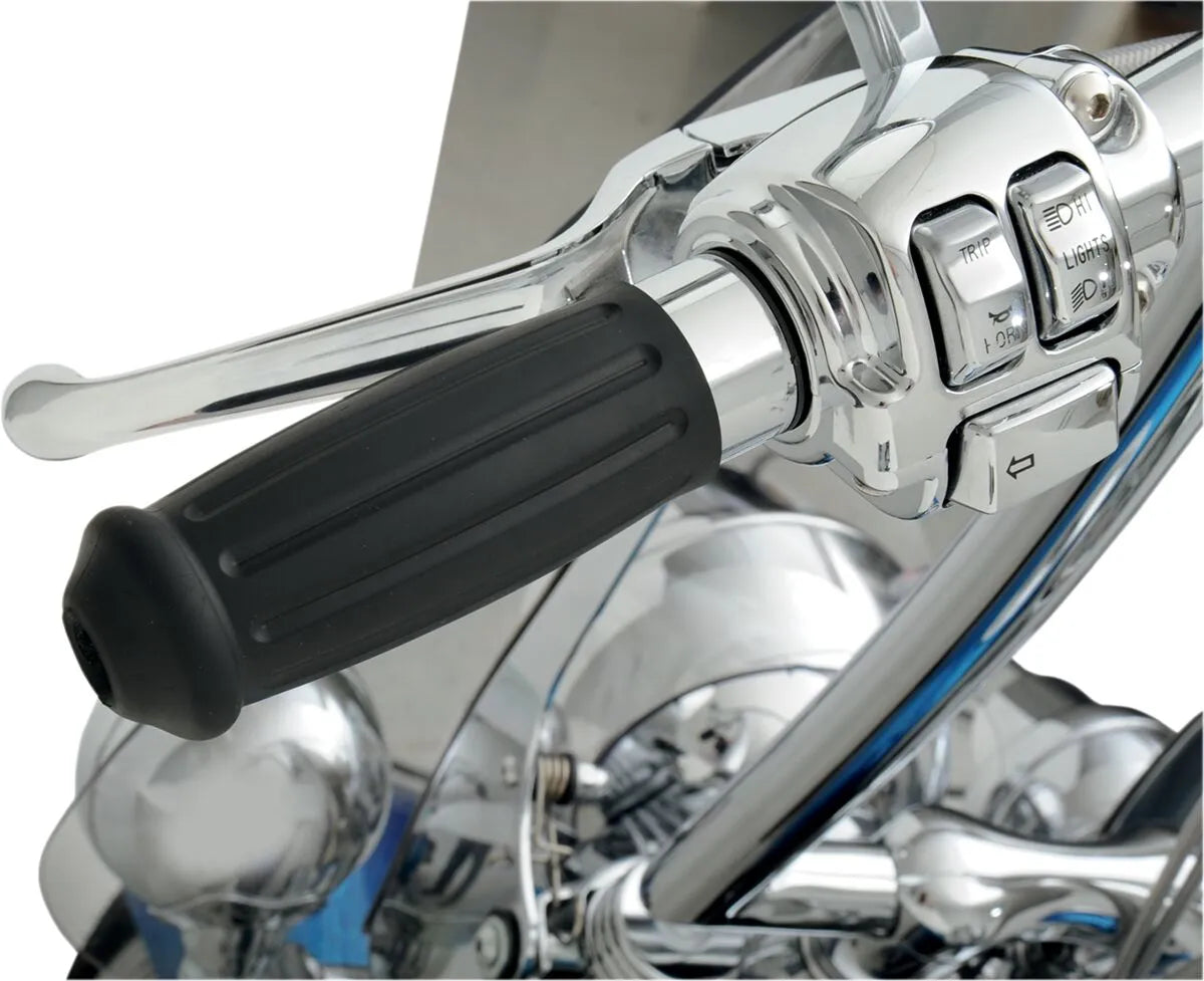 Drag Specialties Griffe im Vintage-Stil - Schwarz/Chrom