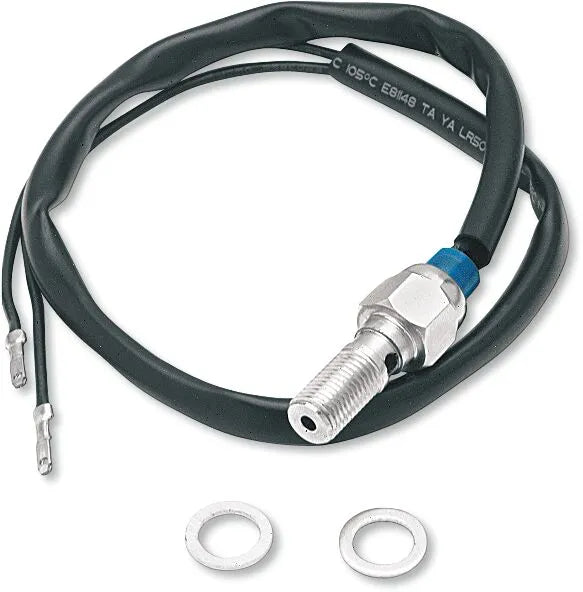 K&amp;S Hydraulischer Bremslichtschalter – Chrom-Ausführung