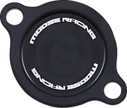 Moose Offroad gefräster Ölfilterdeckel – Schwarz eloxiert