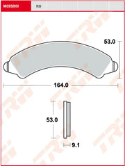 TRW Si-Serie Sinter-Offroad-Bremsbeläge