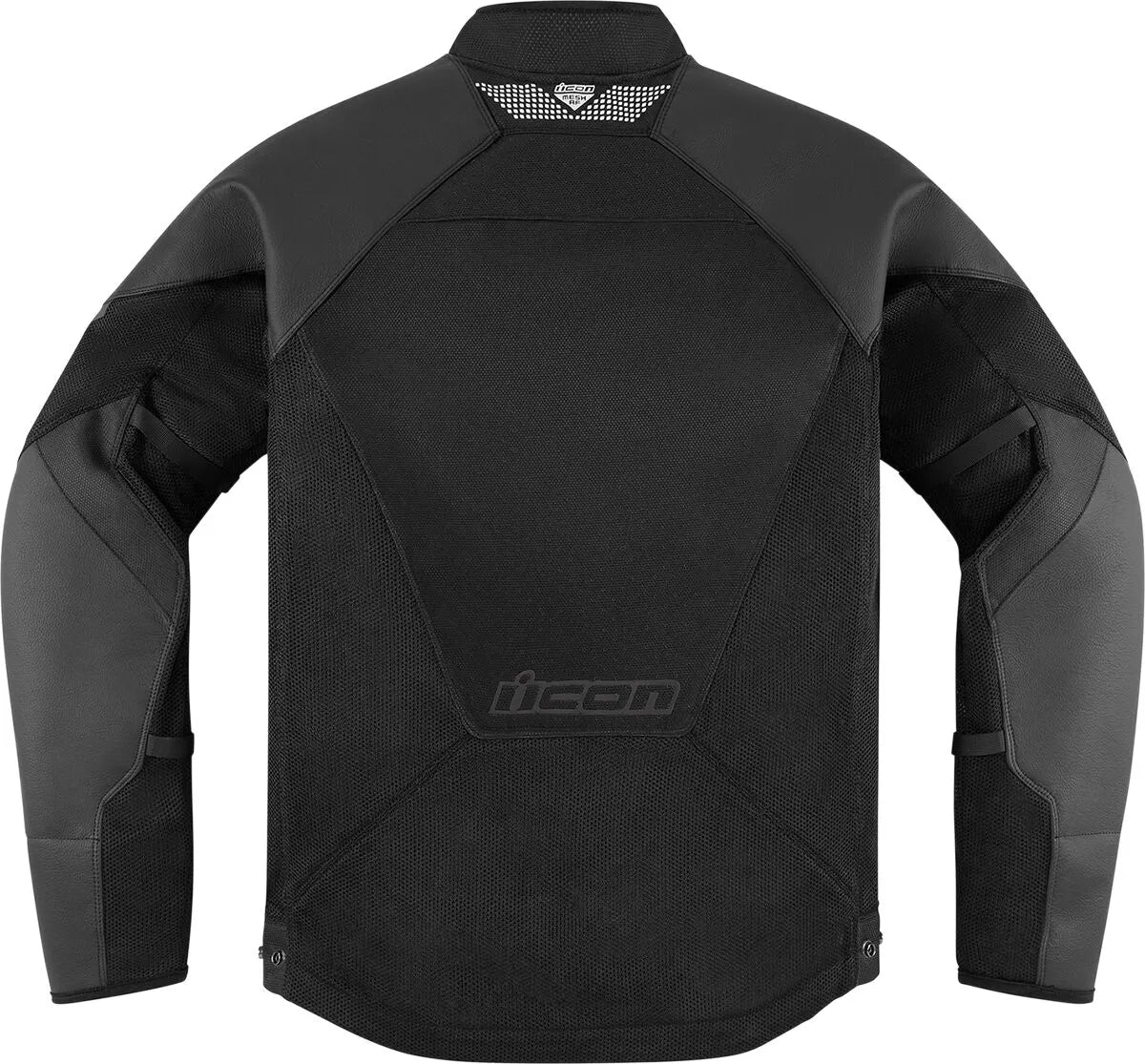Icon Mesh Af™ Lederjacke - Schwarz