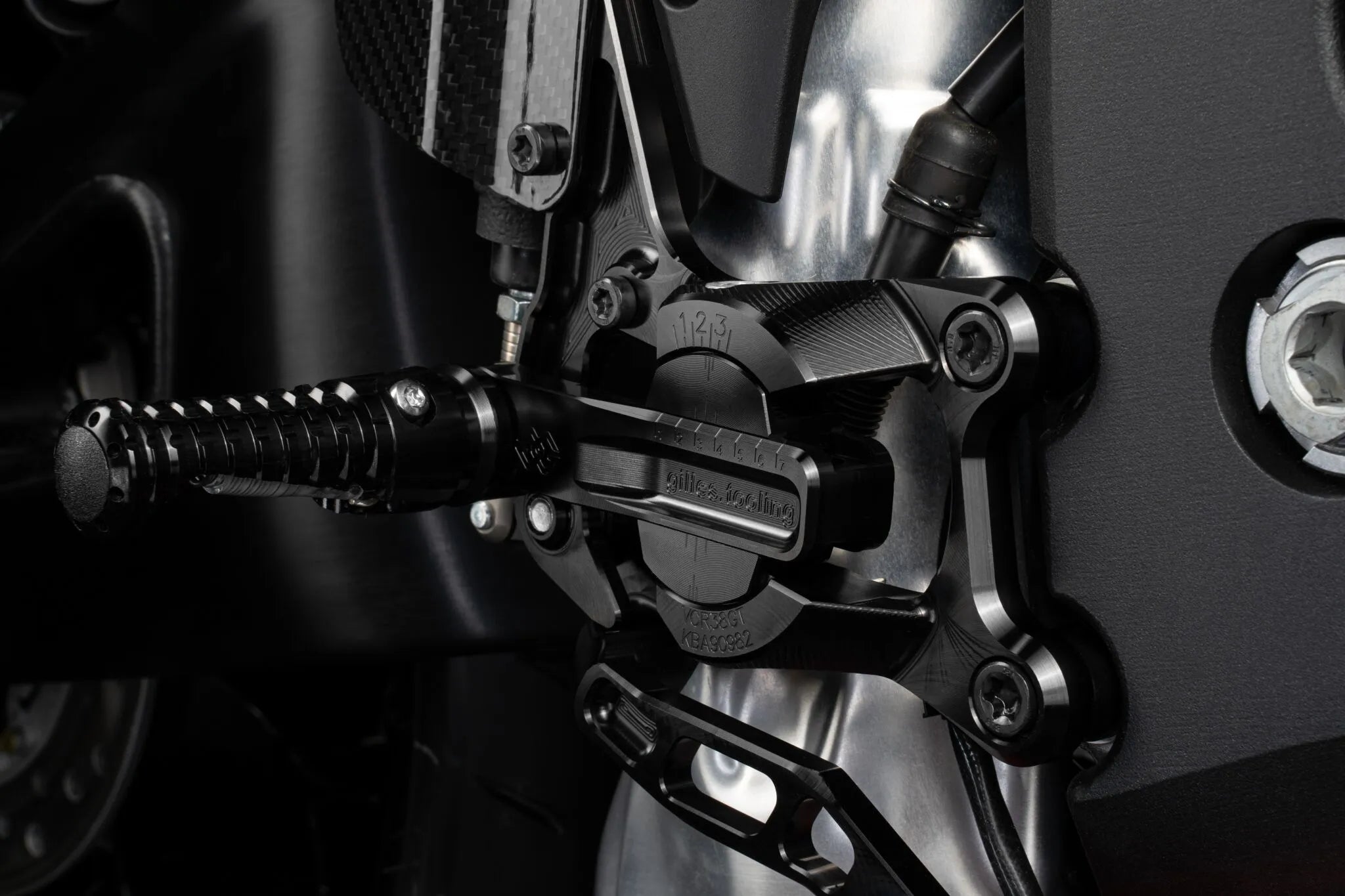 Gilles Tooling VCR38GT Verstellbare Fußrastenanlage