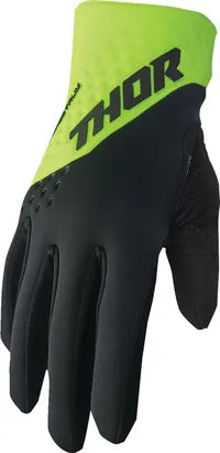 Thor Spectrum Cold Weather MX Handschuhe – Schwarz/Acid