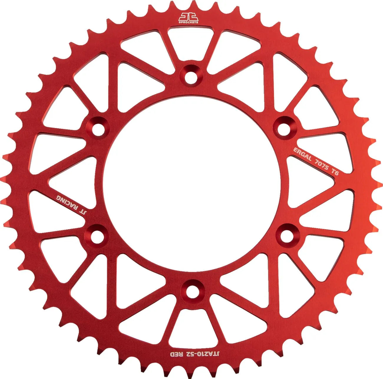 JT Sprockets Ritzel hinten – 520er Kette, 52 Zähne, Rot