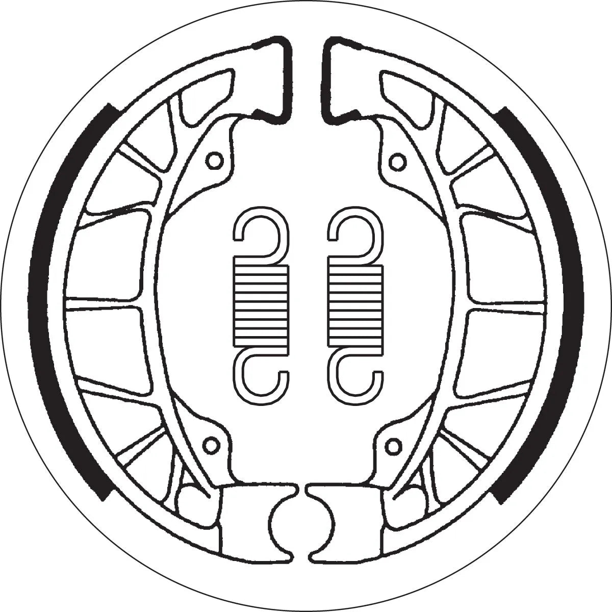 SBS ATV/Straßenbremsbacken