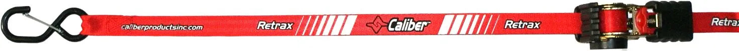 Caliber Retrax Zurrgurte mit Federcliphaken